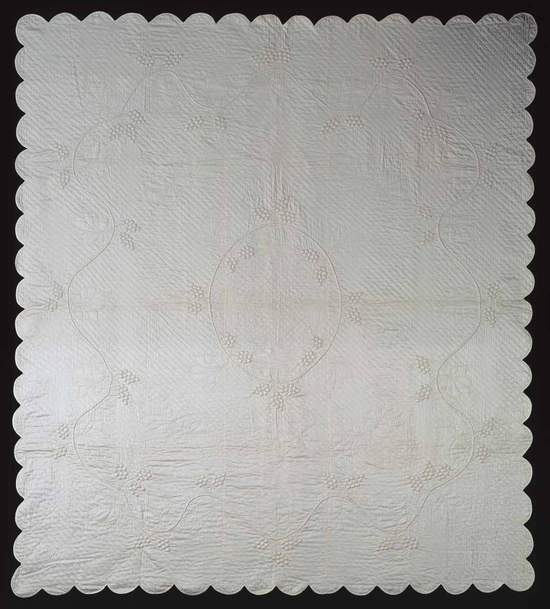 Bedcover Entitled "Wedding Quilt" by United States, Kentucky, textile, 1900-1920