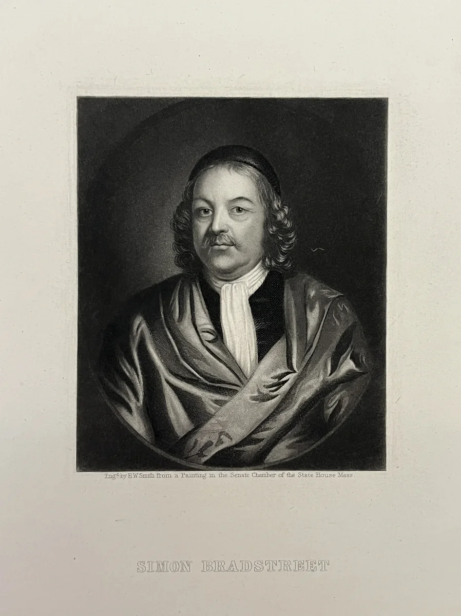 Simon Bradstreet by Joseph Rodefer De Camp, other, 1854