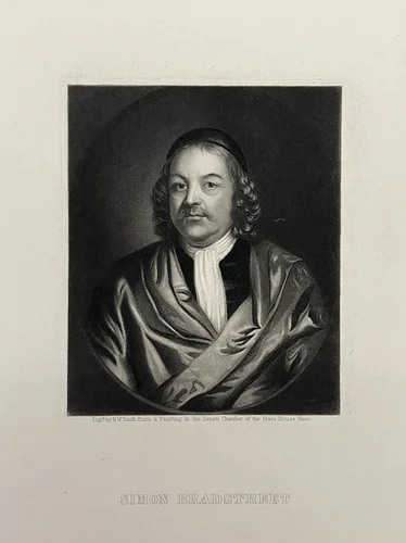 Simon Bradstreet by Joseph Rodefer De Camp, other, 1854