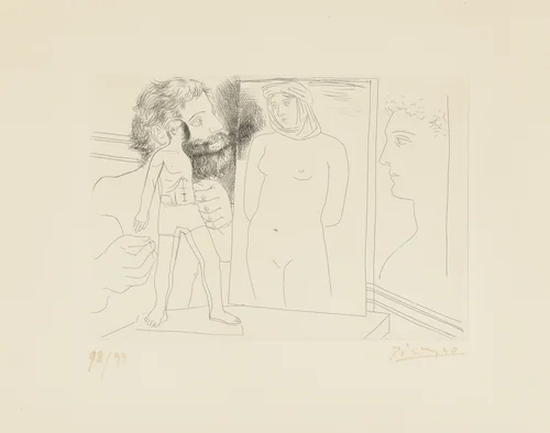 Sculptor with Sculpture and Other Works (Sculpteur avec sculpture et d'autres oeuvres) by Pablo Picasso, illustrated book, 1927