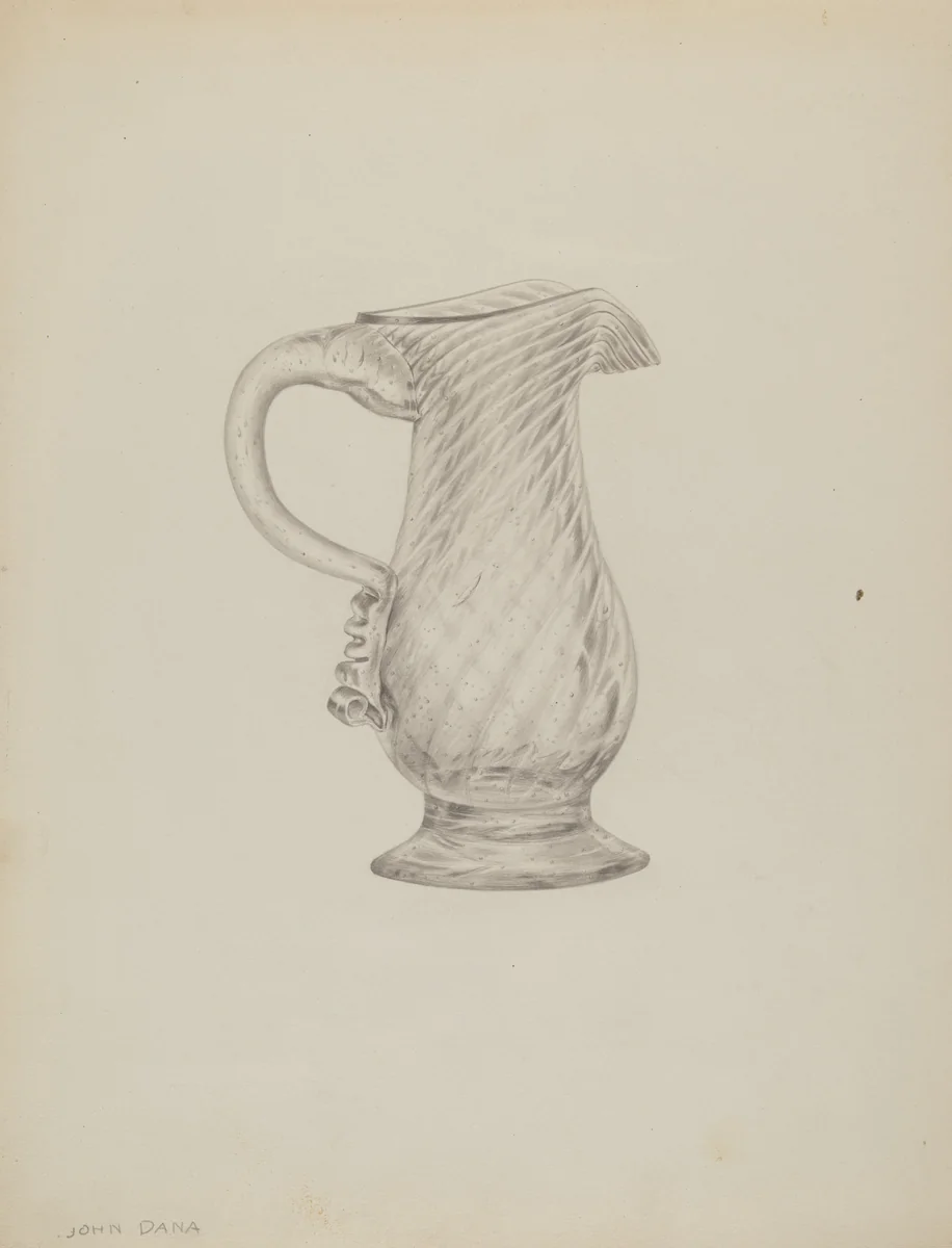 Cream Pitcher by John Dana, index of american design, 1940