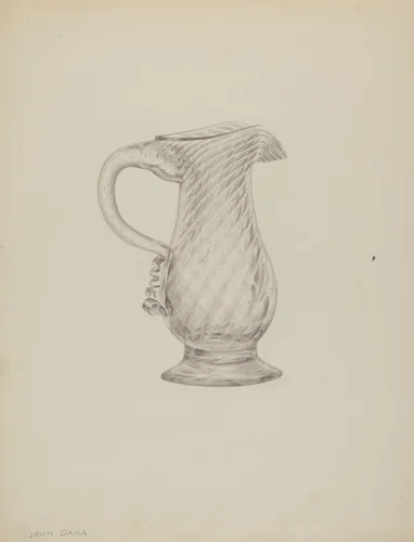 Cream Pitcher by John Dana, index of american design, 1940