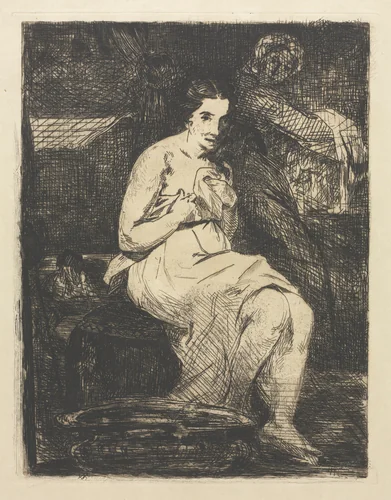 The Toilette by Edouard Manet, print, 1862