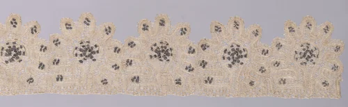 Border by Bohemia, textile, 1750-1825
