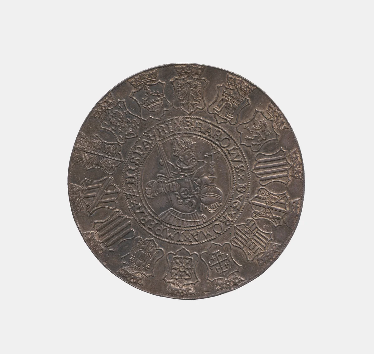 Charles V, Holy Roman Emperor (1 1/2 Schautaler) by Unknown, metalwork, 1532