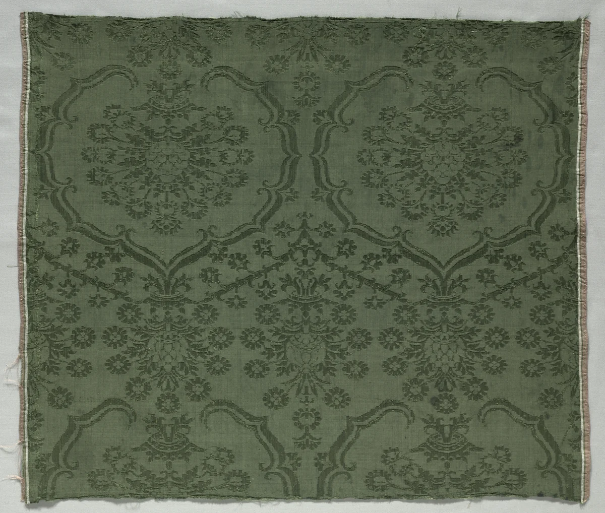 Silk Damask Textile by Unknown, textile, 1450-1599