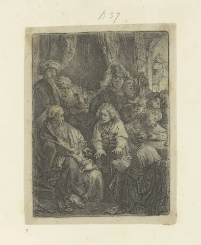 Jozef vertelt zijn dromen by Rembrandt van Rijn, book, 1638