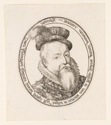 Robert Dudley, Earl of Leicester by Hendrick Goltzius, print, 1586