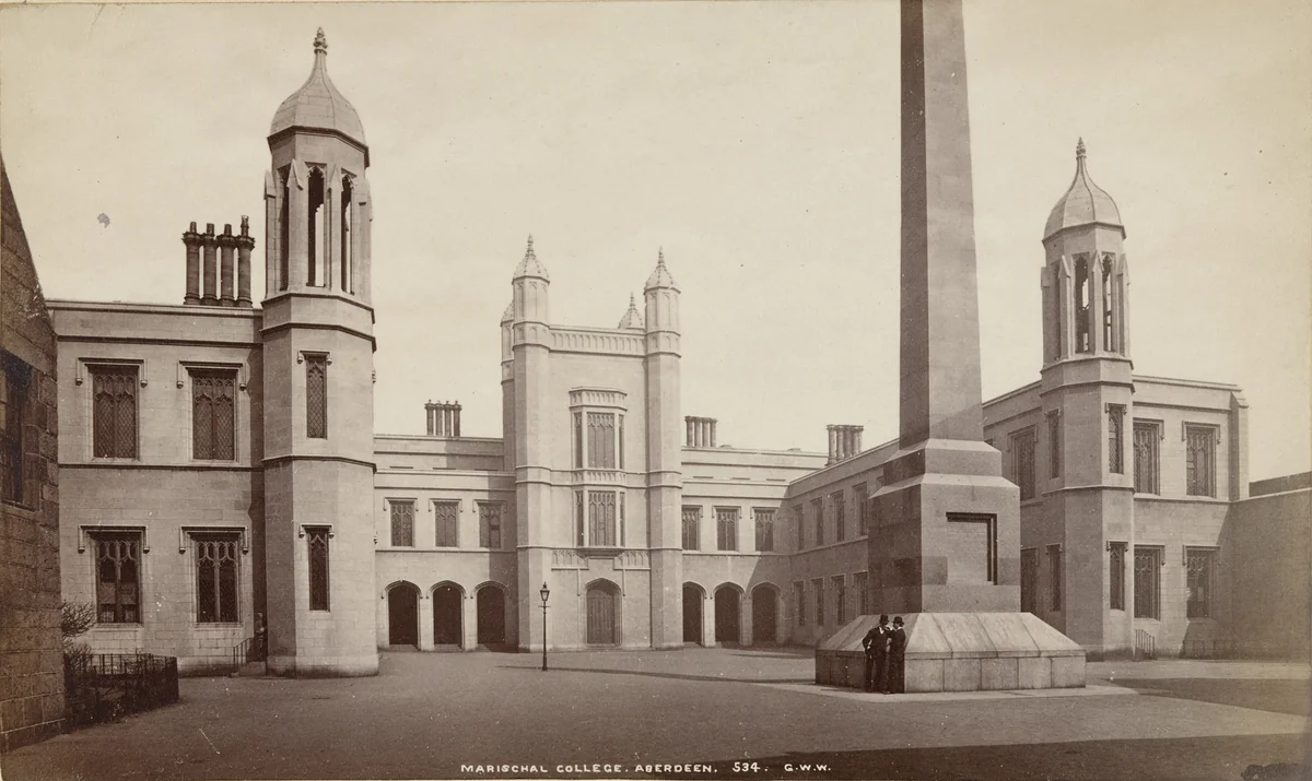Marischal College, Aberdeen by George Washington Wilson, photograph, 1875