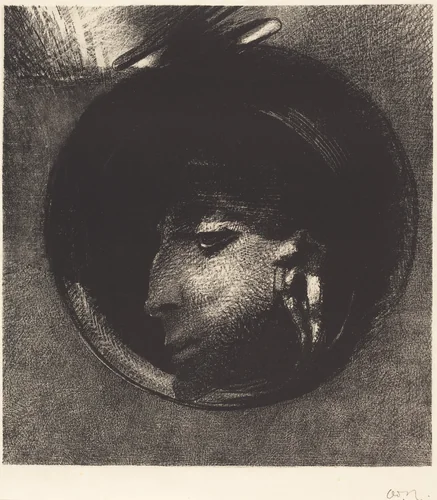 Cellule Auriculaire (Auricular Cell) by Odilon Redon, print, 1894