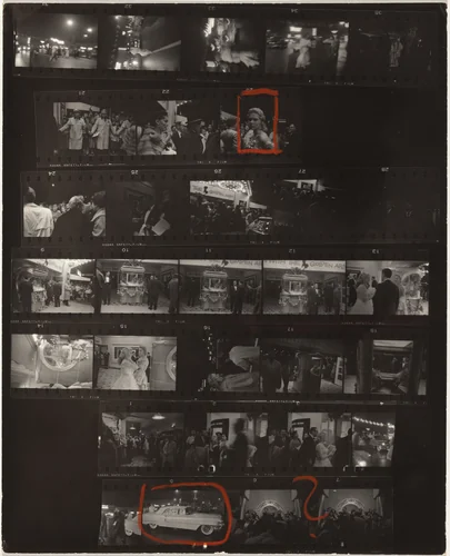 Guggenheim 468/Americans 66--Hollywood by Robert Frank, photograph, 1956