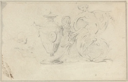 Designs for Decorative Vases by John Hamilton Mortimer, drawing, 1760-1779