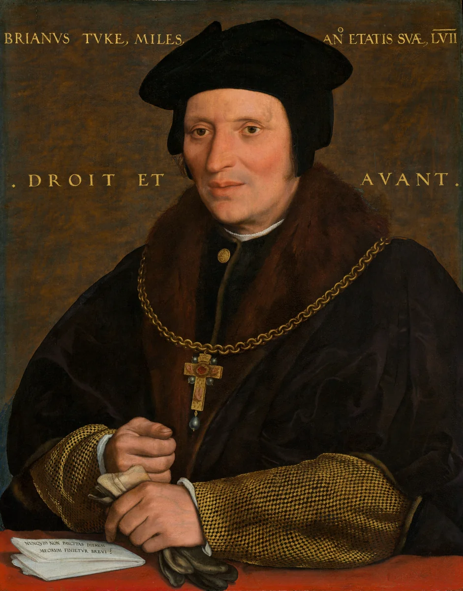 Sir Brian Tuke by Hans Holbein the Younger, painting, 1527-1534