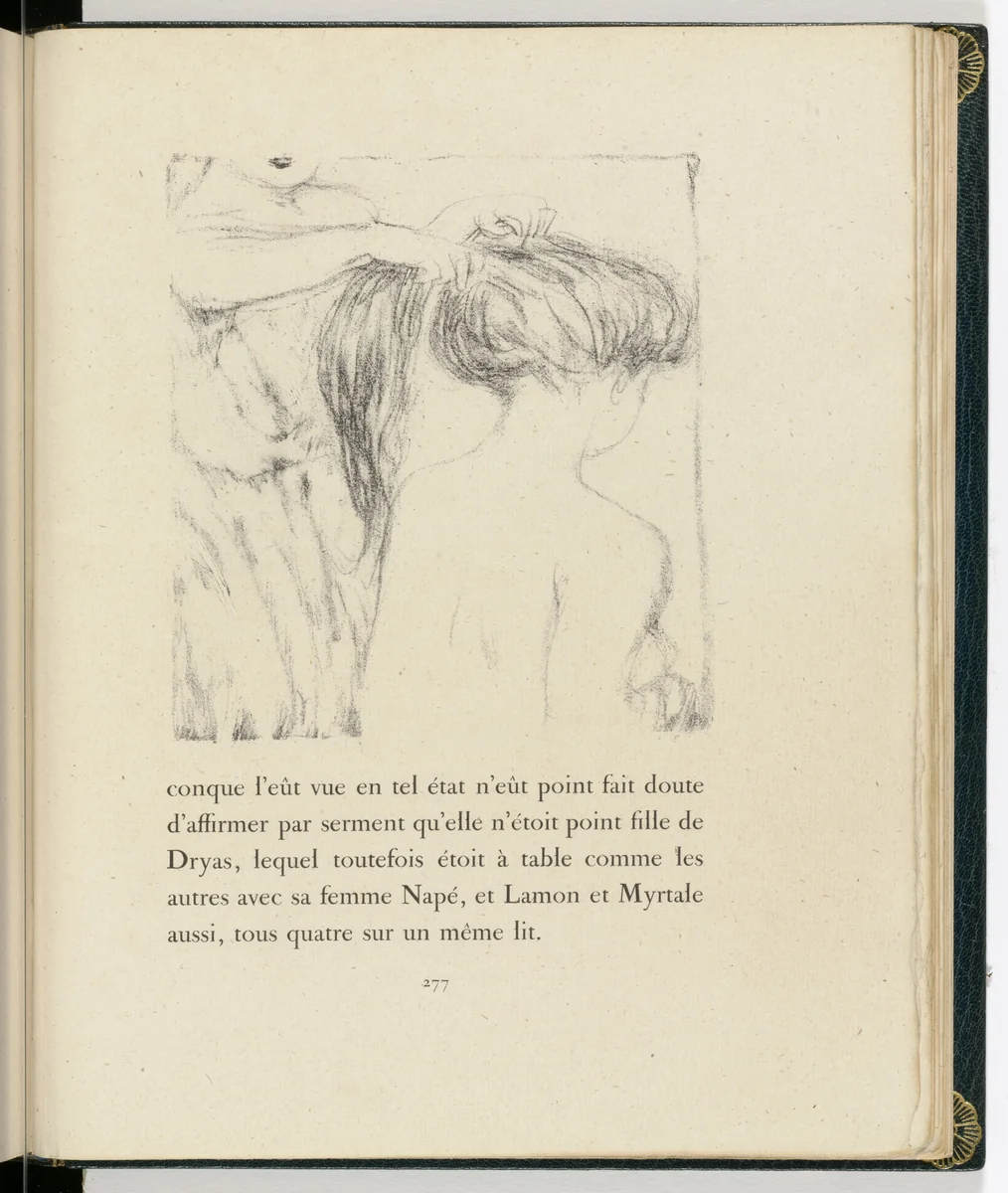 In-text plate (page 277) from Daphnis et Chloé by Pierre Bonnard, illustrated book, 1902