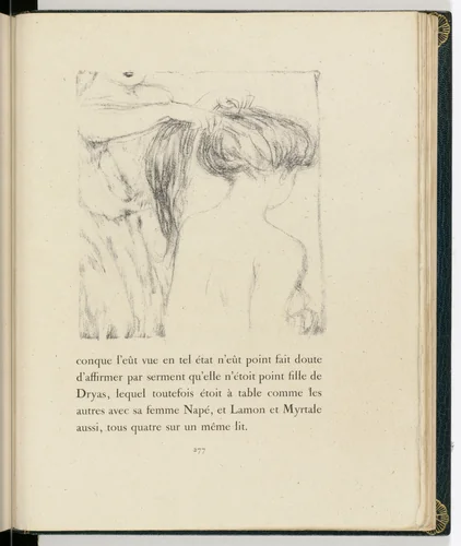In-text plate (page 277) from Daphnis et Chloé by Pierre Bonnard, illustrated book, 1902