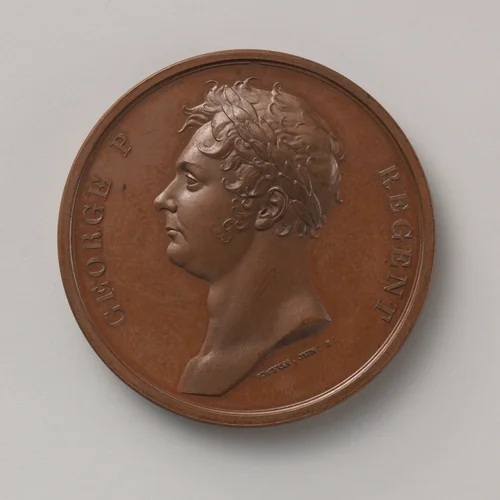 The Waterloo Medal by Thomas Wyon the Younger, metalwork, 1815