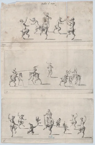 Ballets of Satyrs by anonymous, print, 1600-1699