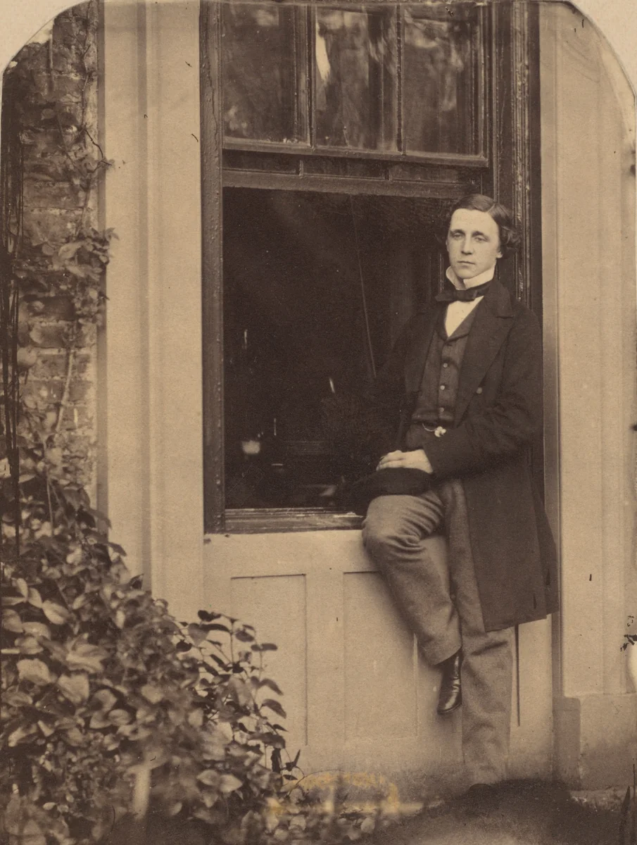 Self-Portrait by Charles Dodgson, photograph, 1857