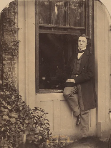Self-Portrait by Charles Dodgson, photograph, 1857