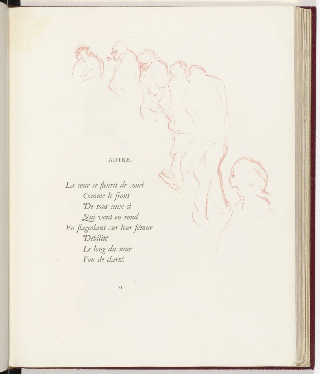 In-text plate (page 53) from Parallèlement (In Parallel) by Pierre Bonnard, illustrated book, 1900