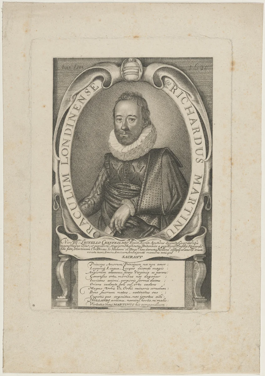 Richard Martin by Simon van de Passe, print, 1620