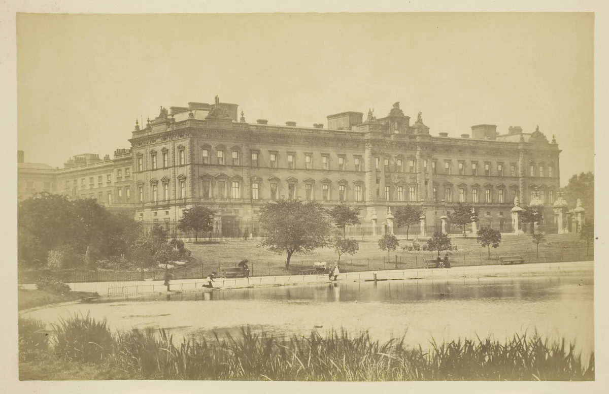 Buckingham Palace by Artist Unknown, photograph, 1850-1900