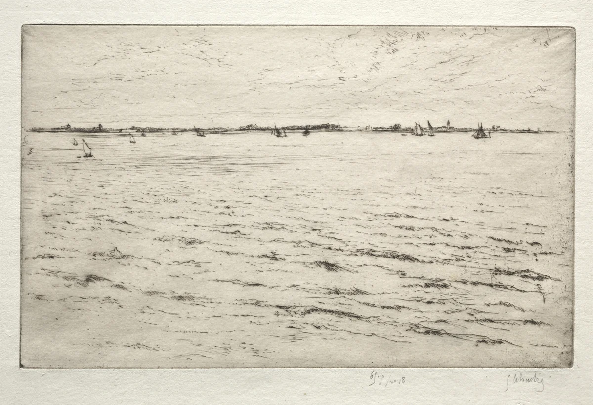 L. Th. de la Ris vue de la Pallice by Gustave Leheutre, print, 1876-1932