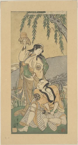 Scene from a Drama by Ippitsusai Bunchō (一筆齊文調), print, 1769
