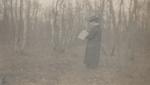 Portrait of Edward Steichen by Alvin Langdon Coburn, photograph, 1901