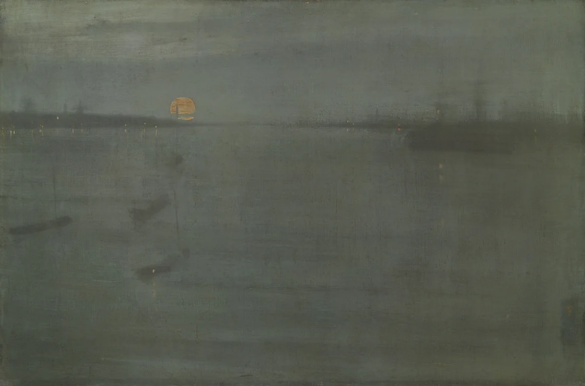 Nocturne: Blue and Gold—Southampton Water by James McNeill Whistler, painting, 1872