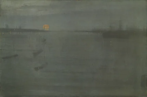 Nocturne: Blue and Gold—Southampton Water by James McNeill Whistler, painting, 1872
