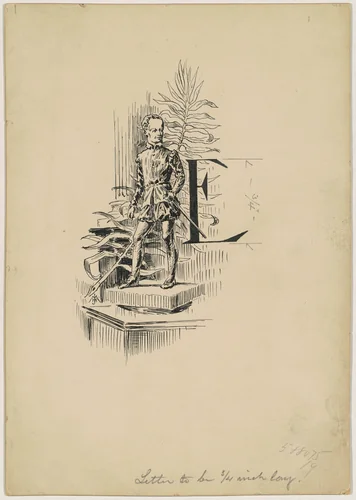 Electrotype Reproductions by James Henry Moser, drawing, 1890-1891