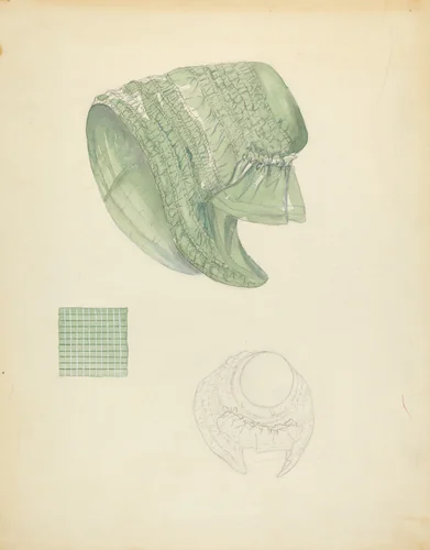 Bonnet by Nancy Crimi, index of american design, 1940