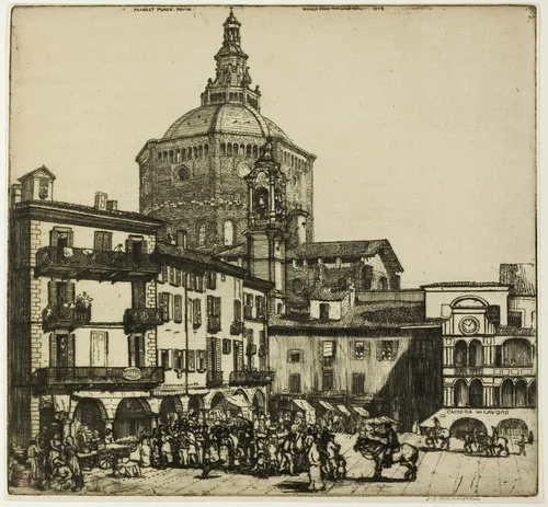 Pavia by Donald Shaw MacLaughlan, print, 1904