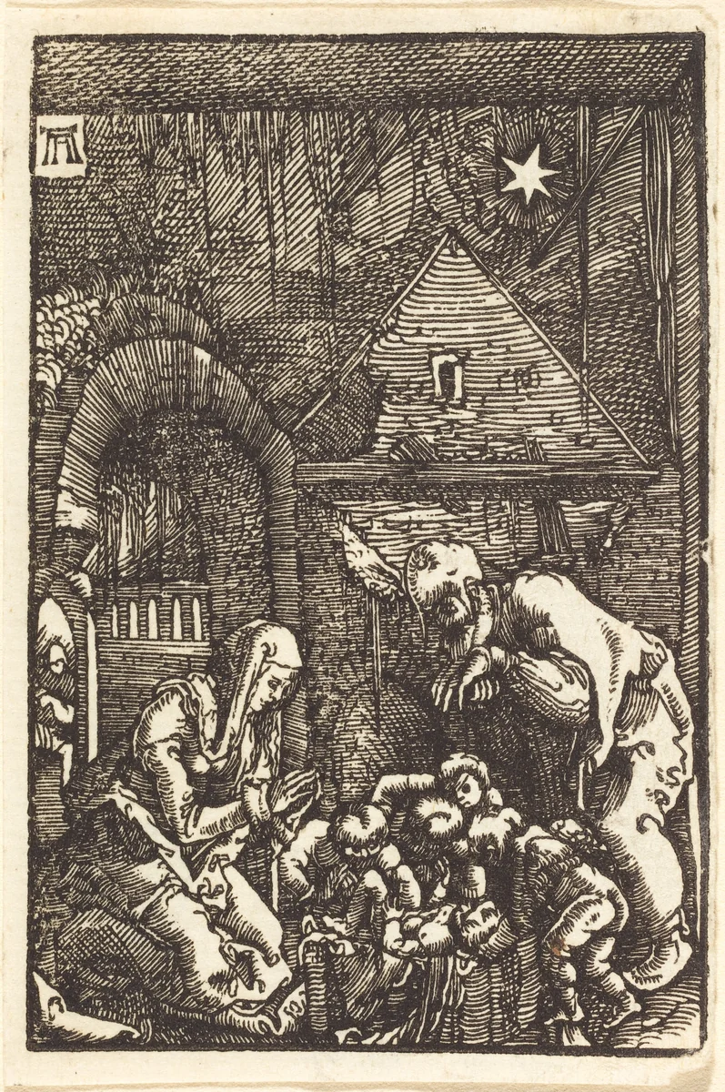 The Nativity by Albrecht Altdorfer, print, 1513