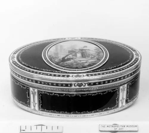 Snuffbox by Jean-Georges Reymond, metalwork, 1805-1815