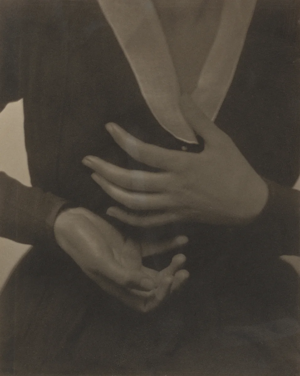 Georgia O'Keeffe—Hands by Alfred Stieglitz, photograph, 1917