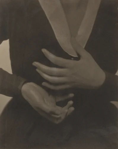 Georgia O'Keeffe—Hands by Alfred Stieglitz, photograph, 1917