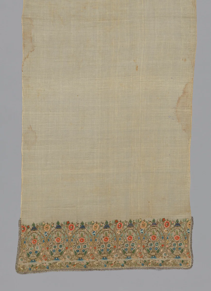 Towel by Turkey, textile, 1840-1850