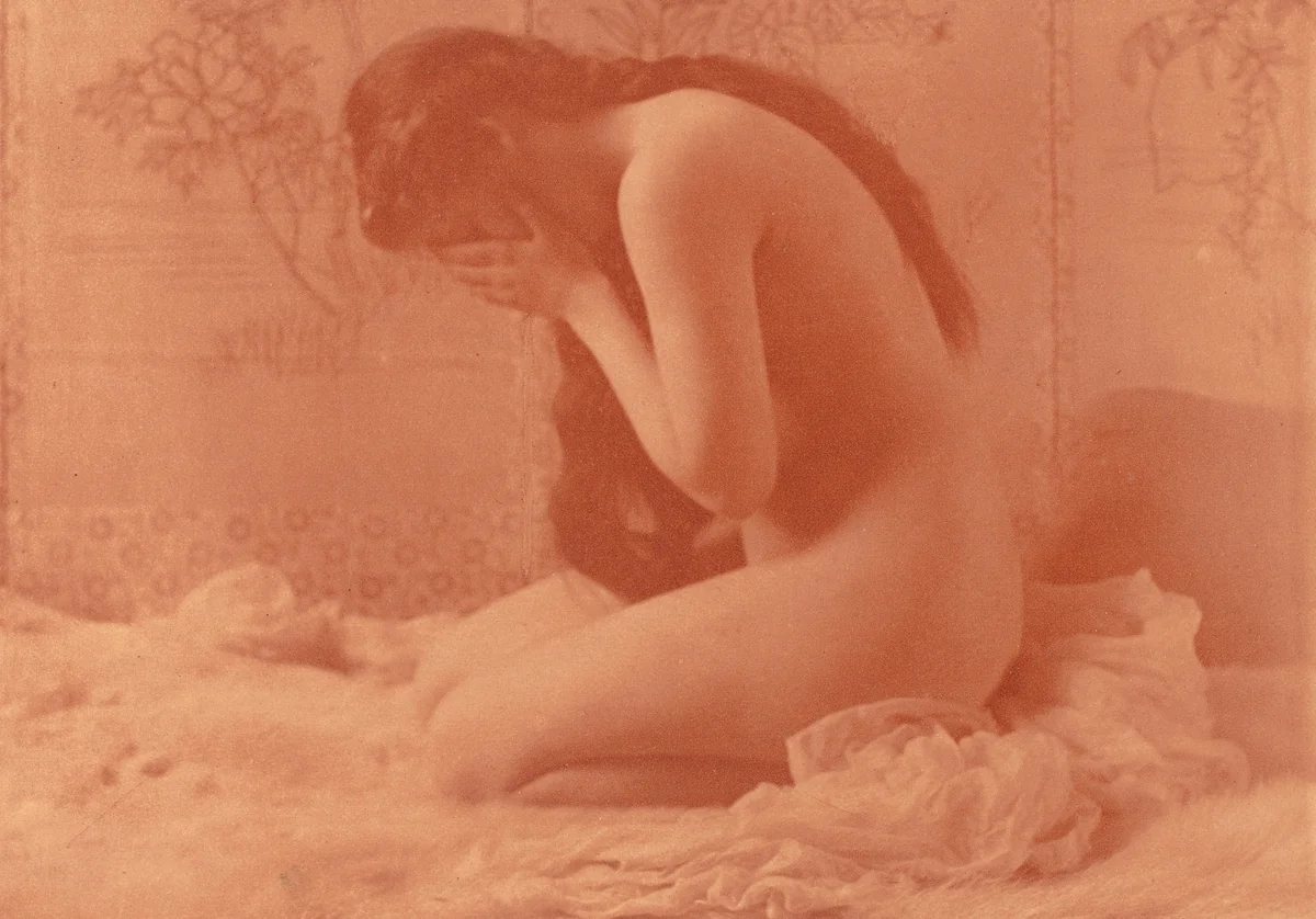 Weeping Magdalen by Charles I. Berg, photograph, 1899
