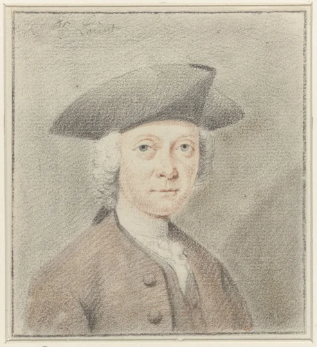 Portret van Nicolaas Albrecht by Pieter Louw, drawing, 1750-1800