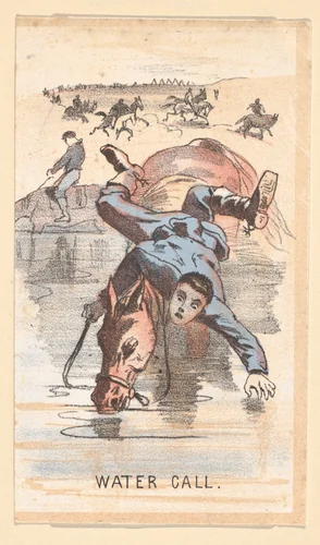 Life in Camp, Part 1: Water Call by Winslow Homer, print, 1864