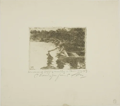 Eka by Anders Zorn, print, 1913