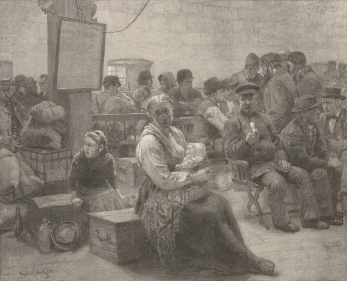 In the Land of Promise by Frederick Juengling, print, 1886
