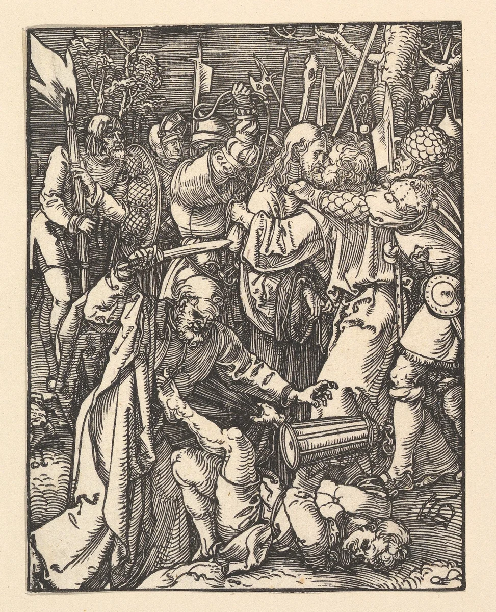 The Betrayal of Christ, from "The Small Passion" by Albrecht Dürer, print, 1509