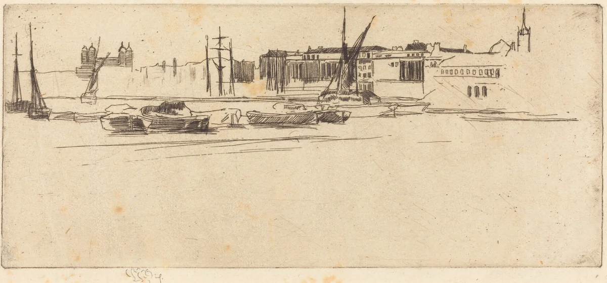 The White Tower by James McNeill Whistler, print, 1875