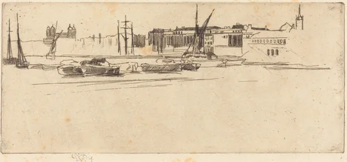 The White Tower by James McNeill Whistler, print, 1875