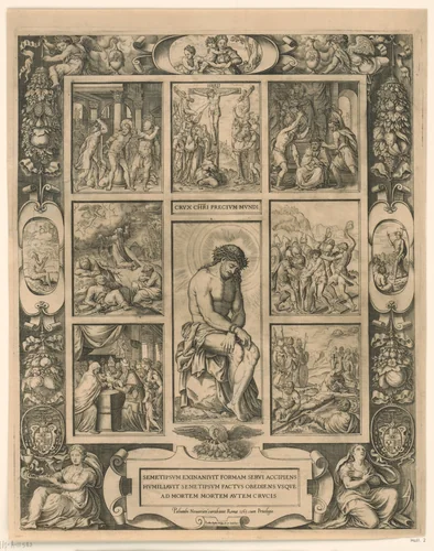 Scènes uit de Passie by Unknown, print, 1563