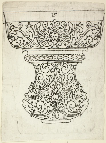 Plate 15, from XX Stuck zum (ornamental designs for goblets and beakers) by Master A.P. German, print, 1601
