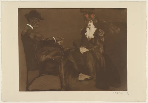 The Negro (Le Nègre en bonne fortune) by Jacques Villon, print, 1899